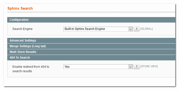 Magento Sphinx Emulated